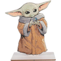 CRYSTAL ART Diamantové maľovanie XL Star Wars: Grogu