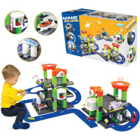 MOCHTOYS Trojposchodová parkovacia mega garáž