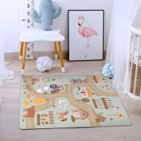 ECOTOYS Penové puzzle Statok s okrajmi