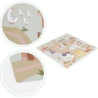 ECOTOYS Penové puzzle Statok s okrajmi