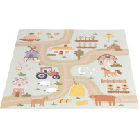 ECOTOYS Penové puzzle Statok s okrajmi