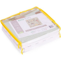 ECOTOYS Penové puzzle Statok s okrajmi