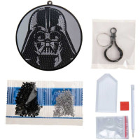 CRYSTAL ART Prívesok Darth Wader