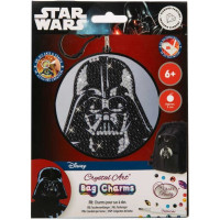CRYSTAL ART Prívesok Darth Wader