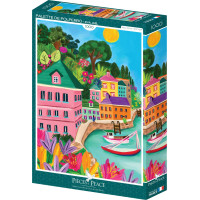 PIECES & PEACE Puzzle Farby Polperra 1000 dielikov