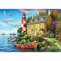 EUROGRAPHICS Puzzle Chata pri majáku 104 dielikov