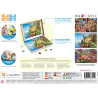 EUROGRAPHICS Puzzle Chata pri majáku 104 dielikov