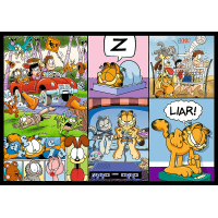 TREFL Puzzle Garfield nemá rád pondelok 4x250 dielikov