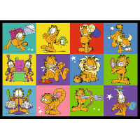 TREFL Puzzle Garfield nemá rád pondelok 4x250 dielikov