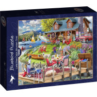 BLUEBIRD Puzzle Horská chata pri jazere 1000 dielikov