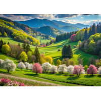 ALIPSON Puzzle Jarná prechádzka 500 dielikov
