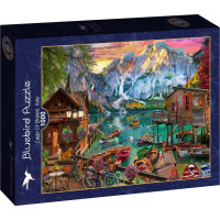 BLUEBIRD Puzzle Jazero Braies, Taliansko 1000 dielikov
