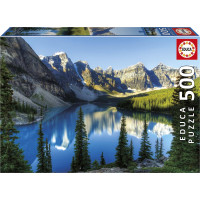 EDUCA Puzzle Jazero v Alberte 500 dielikov
