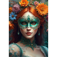 BLUEBIRD Puzzle Karnevalová kráska 1000 dielikov