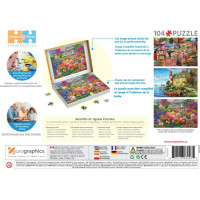 EUROGRAPHICS Puzzle Králičia záhrada 104 dielikov