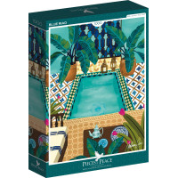 PIECES & PEACE Puzzle Modrý riad 1000 dielikov