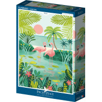 PIECES & PEACE Puzzle Plameniaky 500 dielikov