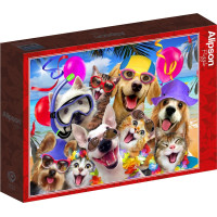 ALIPSON Puzzle Selfie Plážová párty 1000 dielikov