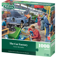 FALCON Puzzle Továreň na výrobu automobilov 1000 dielikov