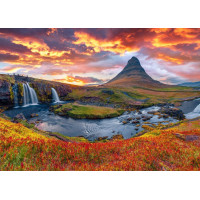 ALIPSON Puzzle Vodopád Kirkjufellsfoss - Island 500 dielikov