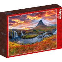 ALIPSON Puzzle Vodopád Kirkjufellsfoss - Island 500 dielikov