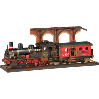 ROBOTIME Rolife 3D drevené puzzle Parná lokomotíva 405 dielikov