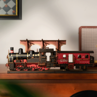 ROBOTIME Rolife 3D drevené puzzle Parná lokomotíva 405 dielikov