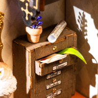 ROBOTIME Rolife DIY House: Čarodejova študovňa s LED osvetlením