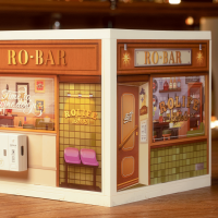 ROBOTIME Rolife DIY House: Krčmička Cheers s LED osvetlením 142 dielikov