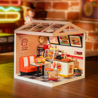 ROBOTIME Rolife DIY House: Reštaurácia Mňam Mňam s LED osvetlením 110 dielikov