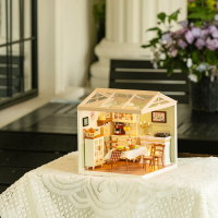 ROBOTIME Rolife DIY House: Jedáleň s LED osvetlením 150 dielikov