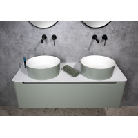 Sapho KERALA umývadlová skrinka 140x35x47,5cm, 1x zásuvka, verde KR140-4444