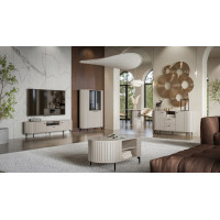 Okrúhly jedálenský stôl ZANTE ZA8 - 120 cm - kašmírový