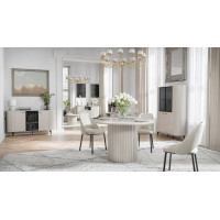 Okrúhly jedálenský stôl ZANTE ZA8 - 120 cm - kašmírový