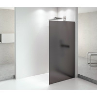 Polysan ARCHITEX CHROM sprchová zástena 862mm, dymové matné sklo AXC90SM