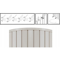 Okrúhly jedálenský stôl ZANTE ZA8 - 120 cm - kašmírový
