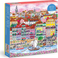 GALISON Štvorcové puzzle Farby Porta 500 dielikov