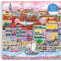 GALISON Štvorcové puzzle Farby Porta 500 dielikov