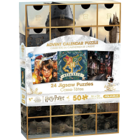 AQUARIUS Puzzle Adventný kalendár: Harry Potter 24x50 dielikov