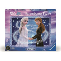 RAVENSBURGER Puzzle Disney: Ľadové kráľovstvo: Elsa a Anna 500 dielikov