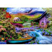 BLUEBIRD Puzzle Horská idylka 1500 dielikov