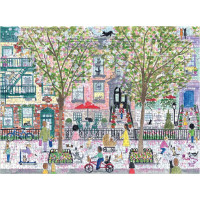 GALISON Puzzle Mačky v meste 1000 dielikov