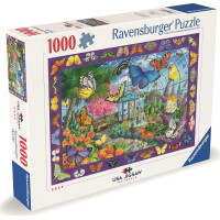 RAVENSBURGER Puzzle Kráľovstvo motýľov 1000 dielikov