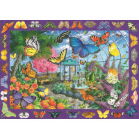 RAVENSBURGER Puzzle Kráľovstvo motýľov 1000 dielikov