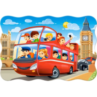 CASTORLAND Puzzle Londýnsky autobus MAXI 20 dielikov
