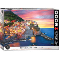 EUROGRAPHICS Puzzle Manarola za súmraku, Taliansko 2000 dielikov