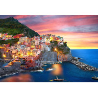 EUROGRAPHICS Puzzle Manarola za súmraku, Taliansko 2000 dielikov
