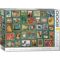 EUROGRAPHICS Puzzle Majstrovské diela 2000 dielikov