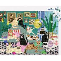 GALISON Puzzle Očarujúce mačky 1000 dielikov