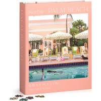 GALISON Puzzle Pri bazéne v Palm Beach 1000 dielikov